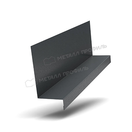 Планка примыкания боковая FASTCLICK NormanMP 0.5, 150х65х2000 RAL 7016 графит