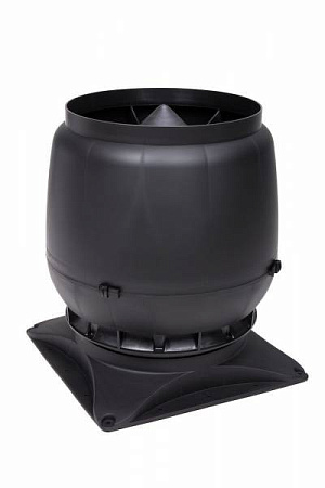 S-200 вентиляционный выход Vilpe (Вилпе) с основанием 400х400 мм d 200мм, черный