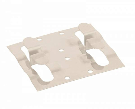 Кляймер рядный для монтажа наличника GRINDERDECO, 75x68x13 мм, цвет белый, упаковка 8 шт.