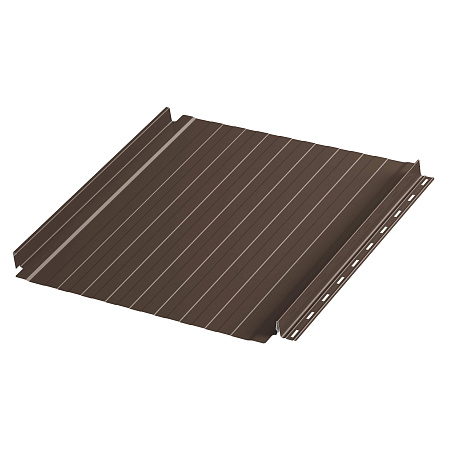 Профиль Aquasystem AQUACLICK Силуэт-8, 0.5 PE, Zn140, RR 32 темно-коричневый