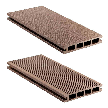 Террасная доска CM Decking Natur ДПК (пустотелая) 3000x135x25 мм, WENGE (венге)