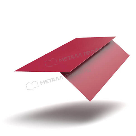 Планка карнизная FASTCLICK NormanMP 0.5, 130х80х2000 RAL 3005 красное вино