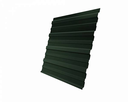 Профнастил С10А Гранд Лайн / Grand Line 0.5 GreenCoat Pural Zn 275, цвет RR 11 темно-зеленый (RAL 6020)