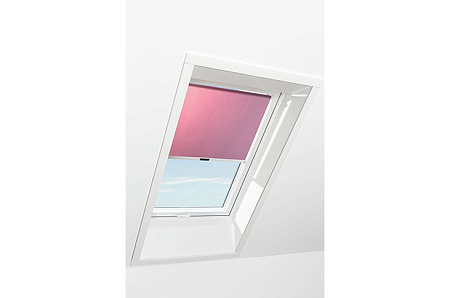 Штора рулонная дневного света Roto ZRS M, 114x118, роза