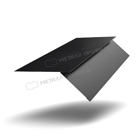 Планка карнизная FASTCLICK PURMAN 0.5, 130х80х2000 RAL 9005 черный