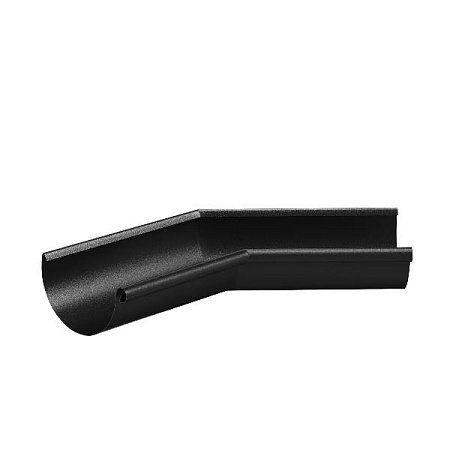 Угол желоба внутренний 135° D125 Aquasystem Pural Matt, RR 33 черный