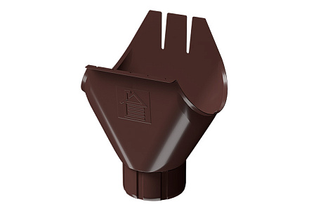 Воронка желоба Docke STAL PREMIUM D125, RAL 8019 шоколад Воронка желоба Docke STAL PREMIUM D125, RAL 8019 шоколад