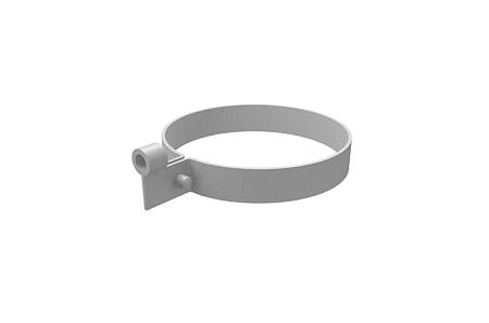 Хомут трубы Lite ПВХ Grand Line 135/90 мм, RAL 9003 белый