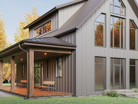 Конек плоский Aquasystem, Rooftop Бархат, 160х30х160х2000мм, RAL 8017 коричневый