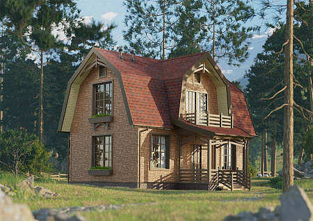 Ламинированная битумная черепица Docke Dragon EUROPA, Красный, 2,38 м2/уп