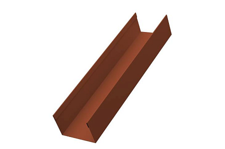 Стойка жалюзи Grand Line Milan,Tokyo, 0,5 PurLite Мatt, RAL 8004 терракота