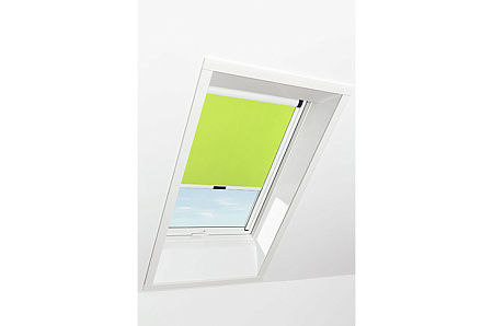 Штора рулонная затемняющая Roto ZRV M, 114x140, зеленое яблоко