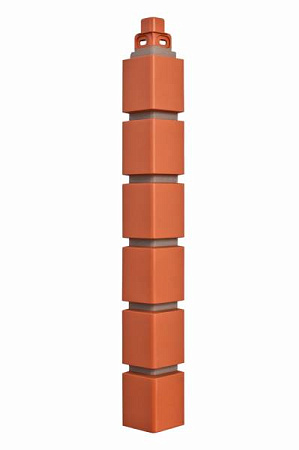 Угол внешний малый Альта Профиль Клинкерный кирпич, красный