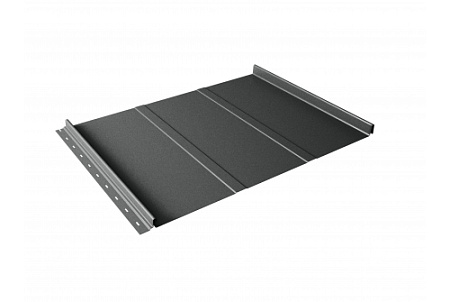 Кликфальц Line Гранд Лайн / Grand Line, Rooftop бархат 0.5, цвет RAL 7016 (антрацитово-серый)