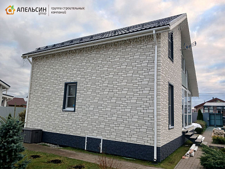 Монтаж фасадных панелей Grand Line Design + Альта Профиль Шотландия ЭКО г.п. Ульяновка Монтаж фасадных панелей Grand Line Design + Альта Профиль Шотландия ЭКО г.п. Ульяновка