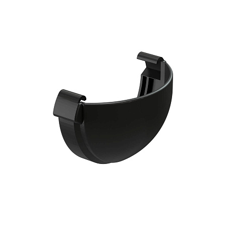 Заглушка желоба D120 мм Деке Премиум / Docke Premium, Карбон