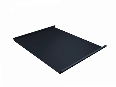 Фальц двойной стоячий Гранд Лайн / Grand Line, Satin Matt 0.5, цвет RAL 7024 (мокрый асфальт)