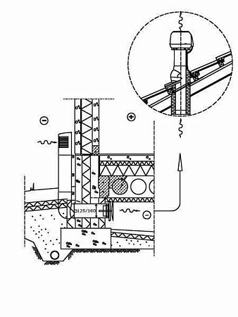 ROSS-дефлектор D160/170мм (160мм) Vilpe (Вилпе), черный