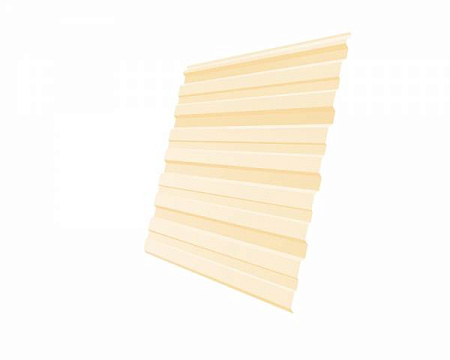 Профнастил С10R Гранд Лайн / Grand Line 0,5 Satin Zn 140, цвет RAL 1015 (св. слоновая кость) Профнастил С10R Гранд Лайн / Grand Line 0,5 Satin Zn 140, цвет RAL 1015 (св. слоновая кость)