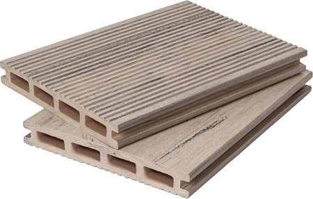 Террасная доска POLIVAN DENPASAR MIXCOLOR пустотелая, 140х20х5800 мм, бежевый