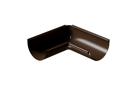 Угол внутренний 90° Docke STAL PREMIUM D125, RAL 8017 каштан
