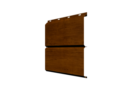 Металлический сайдинг Гранд Лайн / Grand Line профиль ЭкоБрус новый, PurPro 0,5 матовый, RR 32 темно-коричневый