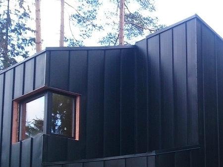 Кликфальц Line Гранд Лайн / Grand Line, Rooftop бархат 0.5, цвет RAL 7016 (антрацитово-серый)