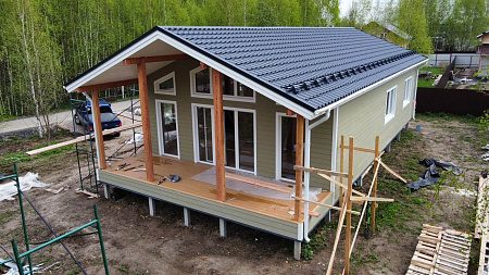 Фиброцементный сайдинг FCSPRO Вуд Лайн (паз-паз), 3000x190x10 мм, F57 (Весенний лес) Фиброцементный сайдинг FCSPRO Вуд Лайн (паз-паз), 3000x190x10 мм, F57 (Весенний лес)