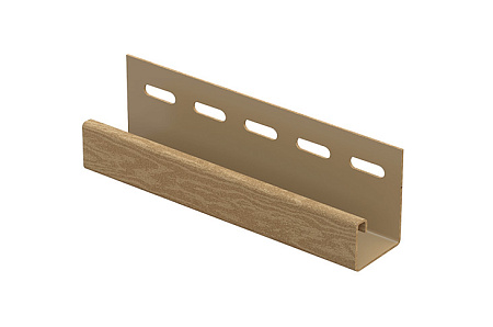 J-планка Timberblock Ю-Пласт, кедр янтарный, 3050 мм