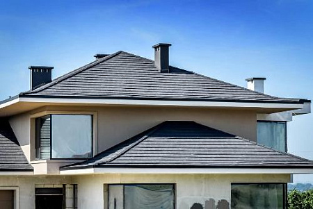 Композитная черепица Gerard Slate, 1335x368 мм, charcoal