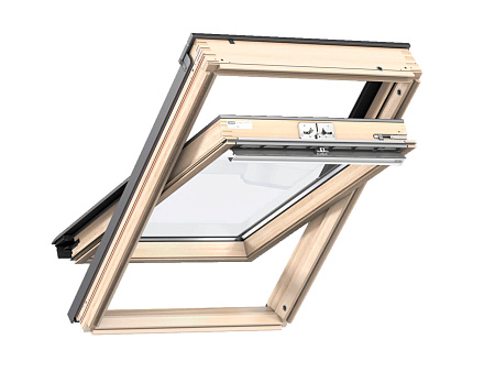 Мансардное окно однокамерное с вентклапаном Velux GZL 1051B MK10, ручка снизу, 78х160