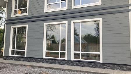 Фиброцементный сайдинг FCSPRO Вуд Клик, 3000x190x10 мм, F56 (Прохладный минерал)