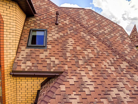 Гибкая черепица Технониколь Shinglas Ультра Фокстрот, сандал, 3 м2/упак