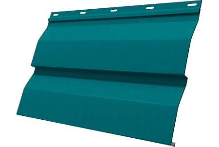 Металлический сайдинг Гранд Лайн / Grand Line профиль Корабельная доска, PE 0.45, Ral 5021 (водная синь)