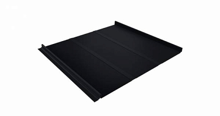 Кликфальц Line Гранд Лайн / Grand Line, Drap 0.45, цвет RAL 9005 (черный янтарь)