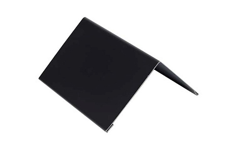 Угол наружный простой, 100x100x2000 мм, RAL 9005 черный