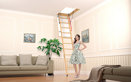 Чердачная лестница Docke PREMIUM, 70х120х300 см Чердачная лестница Docke PREMIUM, 70х120х300 см