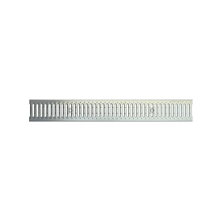 Решетка штампованная оцинкованная АКВАСТОК Norma DN100 A15 1000x134x22 31041А