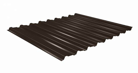 Панель Эстет Гранд Лайн / Grand Line, Pe, 860х1970 мм, цвет RR 32 (темно-коричневый)