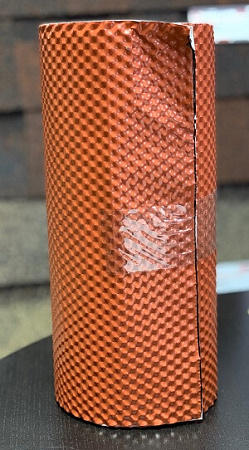 Гофрированная лента примыкания Eurovent Flex Standard ALU, 5 м, RAL 3011 вишня