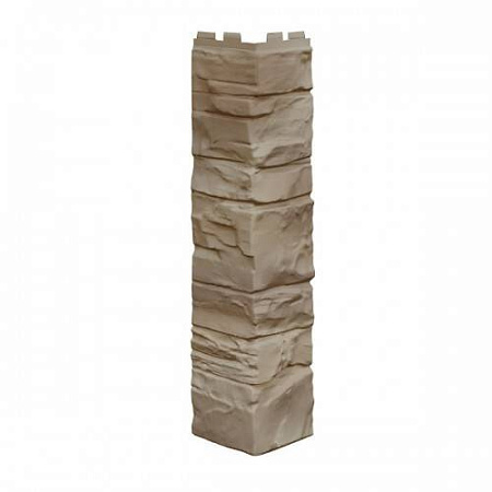 Угол наружный Vox (Вокс) серия Solid STONE (под камень), цвет Умбрия, 446х121 мм