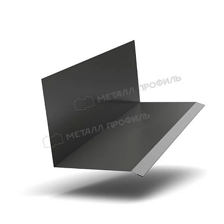 Планка примыкания верхняя к стене FASTCLICK PURETAN 0.5, 150х135х2000 RR23 темно-серый Планка примыкания верхняя к стене FASTCLICK PURETAN 0.5, 150х135х2000 RR23 темно-серый