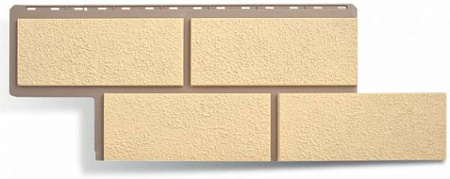 Фасадные панели Альта Профиль Неаполитанский камень, слоновая кость