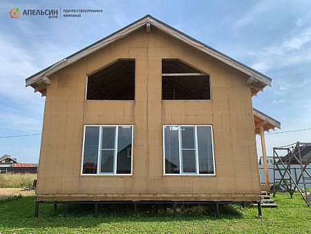 Монтаж фасада сайдингом Grand Line в пос. Глухово