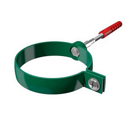 Хомут трубы универсальный L-180 мм Технониколь ПВХ, зеленый