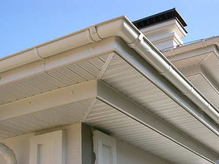 Софит с полной перфорацией AQUASYSTEM (АКВАСИСТЕМ), Cu 0.45 мм, 2400х303 мм