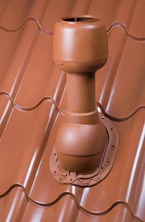 Проходной элемент MUOTOKATE Vilpe (Вилпе) для м/ч с черепичным профилем, коричневый