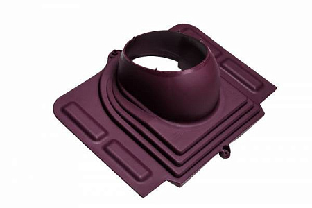 Проходной элемент PELTI Vilpe (Вилпе) для металлочерепицы c профилем не выше 38 мм, баклажан Проходной элемент PELTI Vilpe (Вилпе) для металлочерепицы c профилем не выше 38 мм, баклажан