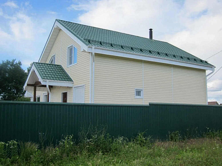 Металлочерепица Гранд Лайн / Grand Line, коллекция Classic, 0,5 Satin Zn 140, цвет RAL 6005 (зеленый мох)