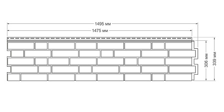 Фасадная панель Я-Фасад Grand Line Демидовский кирпич, песок